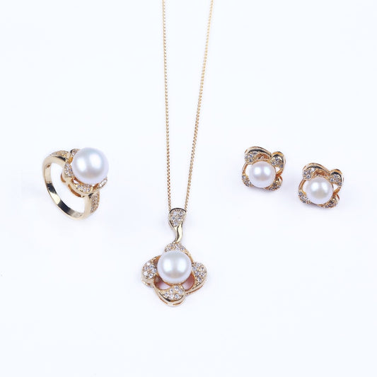 Fine Silver Pearl Jewelry Sets